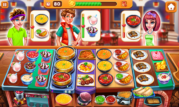 疯狂厨师餐厅烹饪狂潮食物热