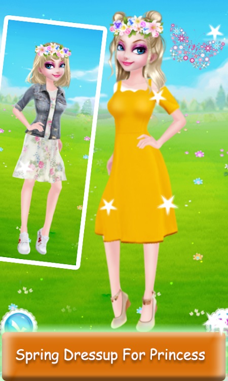 冰公主自行车春天