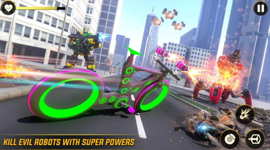 BMX自行车机器人战争游戏2021
