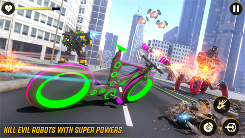 BMX自行车机器人战争游戏2021