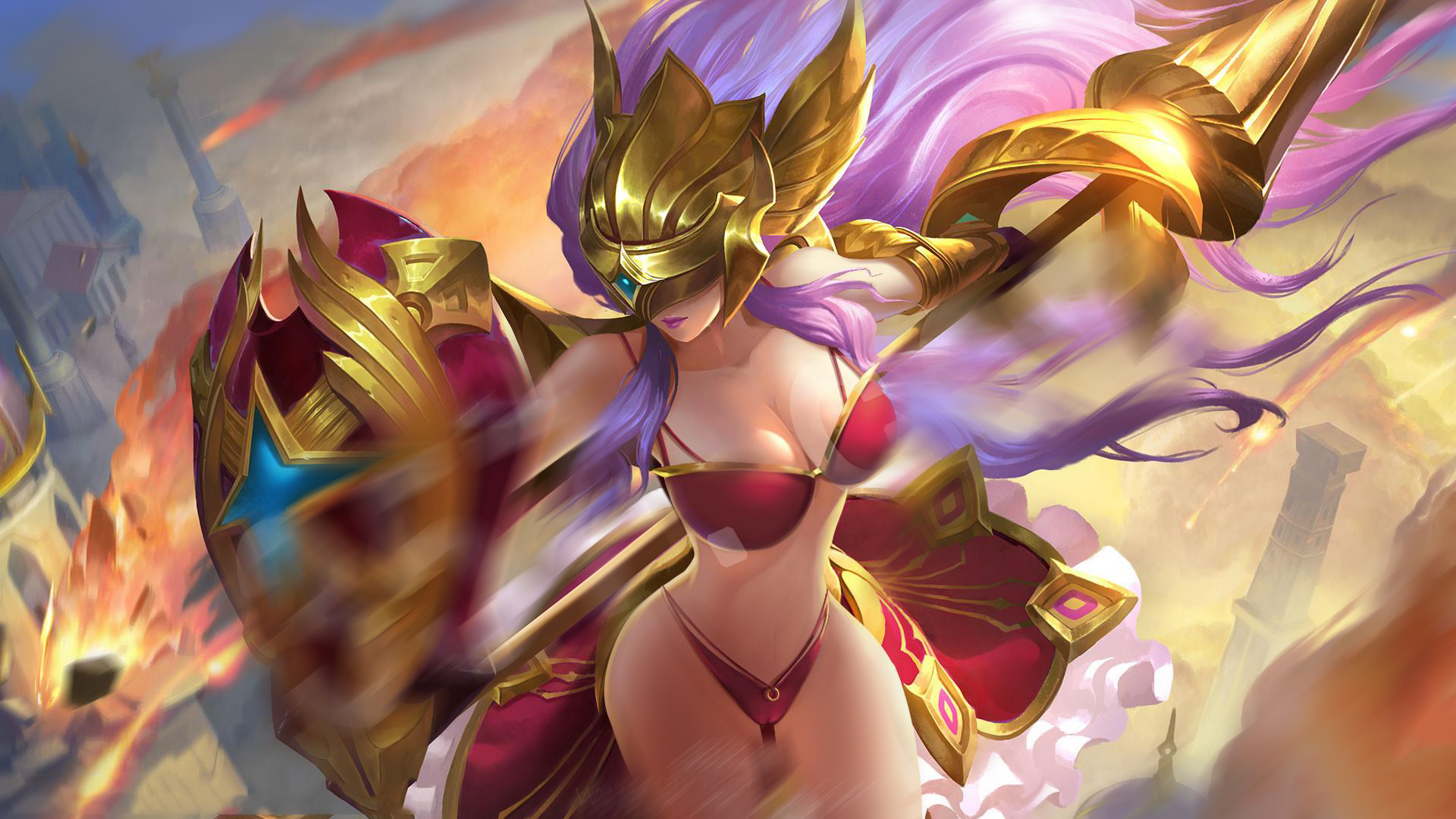 王者荣耀雅典娜去衣图