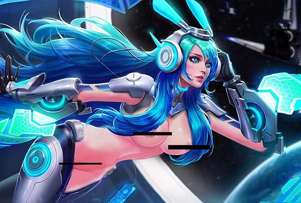 《王者荣耀》女英雄去衣图无码高清福利图大全