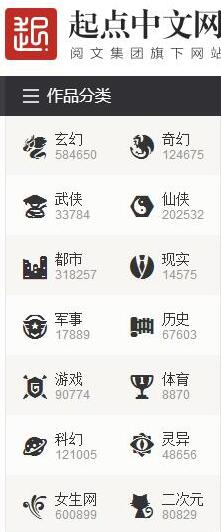 起点中文网手机版