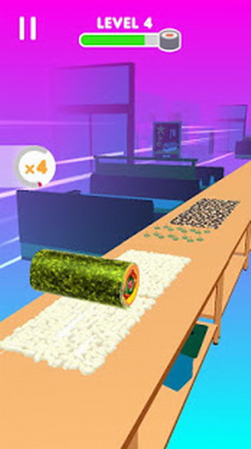 sushi roll 3d