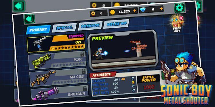 音速男孩金属射手最新版