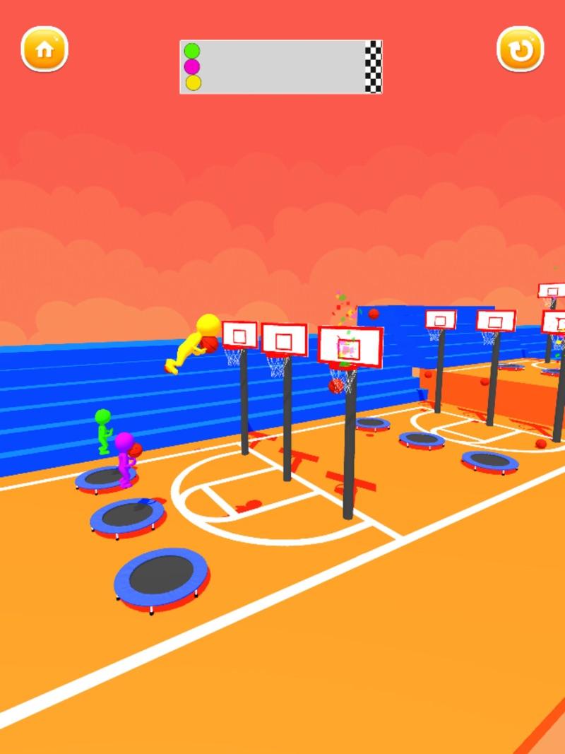 篮球跳跃3D扣篮