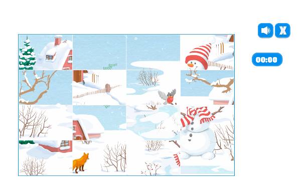 雪人拼图