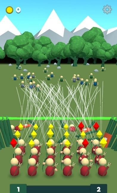 弓箭手万箭穿心