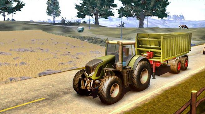 货运拖拉机手推车农业模拟器2021