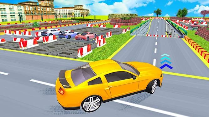 真正的停车场现代停车场汽车2021