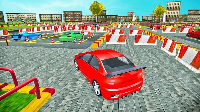 真正的停车场现代停车场汽车2021