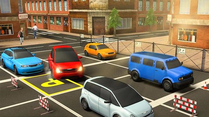 真正的停车场现代停车场汽车2021