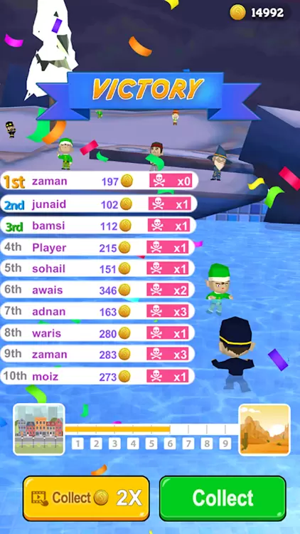 水上公园水上比赛