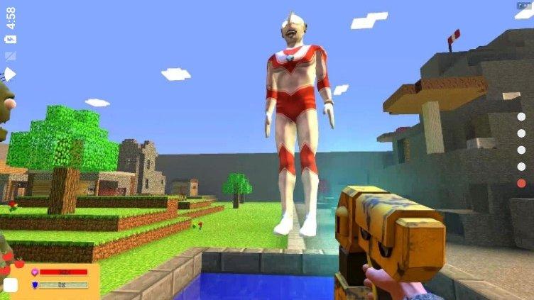 我的世界奥特曼进化格斗