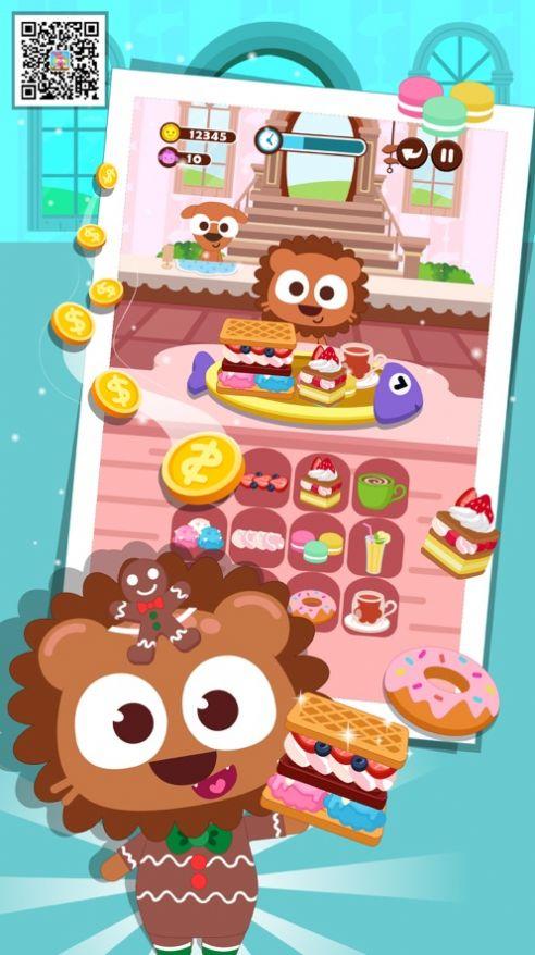 泡泡兔美味的三明治