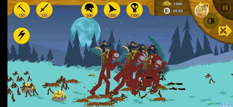 火柴人战争遗产(破解版)无限钻石