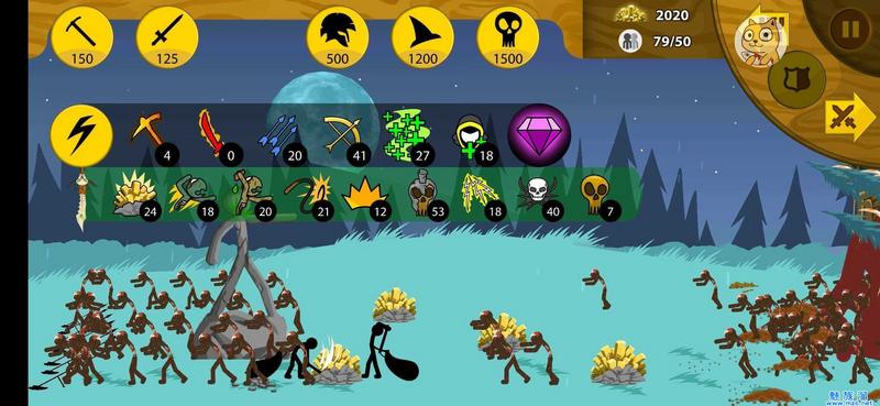 火柴人战争遗产(破解版)无限钻石