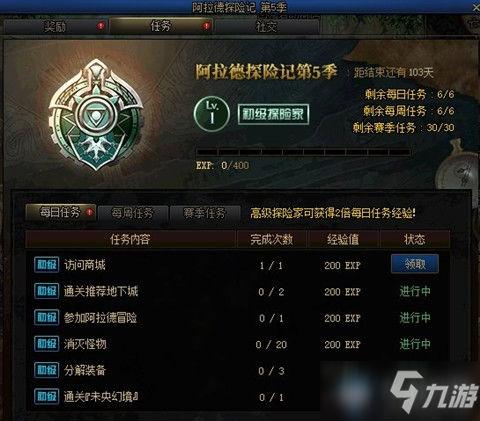 DNF阿拉德探险记第五季奖励怎么样