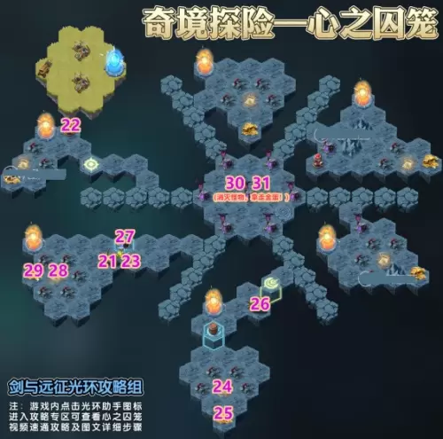 剑与远征奇境探险心之囚笼怎么过关