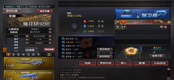 CF魔花研究所攻略大全，魔花研究所地域难度通关打法技巧攻略