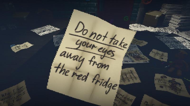 别把视线从红冰箱上面移开