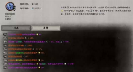 鬼谷八荒元婴万剑流技能及词缀选择推荐