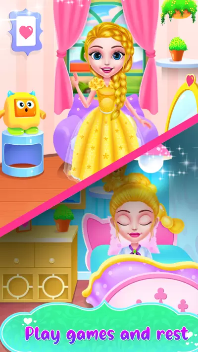 在头发美容院的女孩