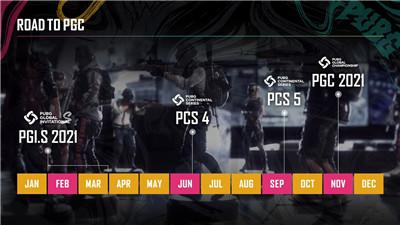 一年四次国际赛2021年PUBG电竞计划从PGI.S开始