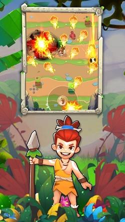 暴走原始人弹跳机器人