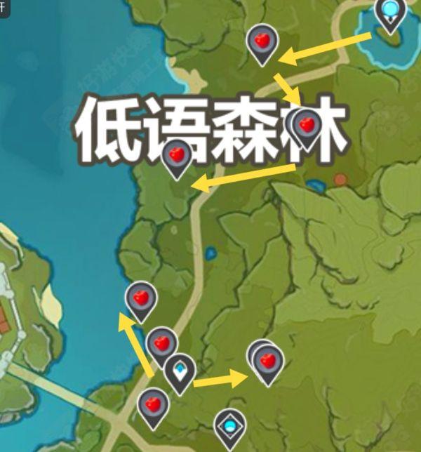 原神苹果采摘地点路线汇总
