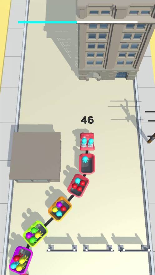 开车收集人群游戏