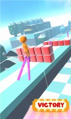 穿上高跟跑起来