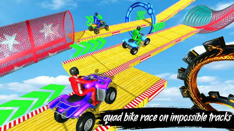 不可能的四轮摩托特技