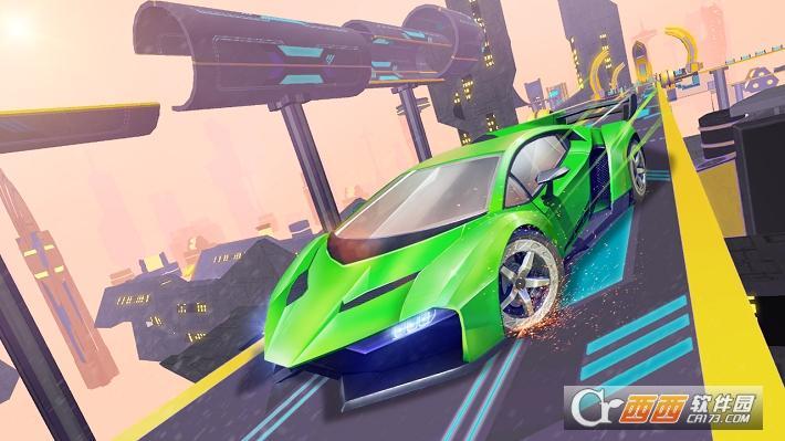 超级坡道银河赛车