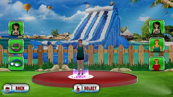 水滑道疯狂赛车