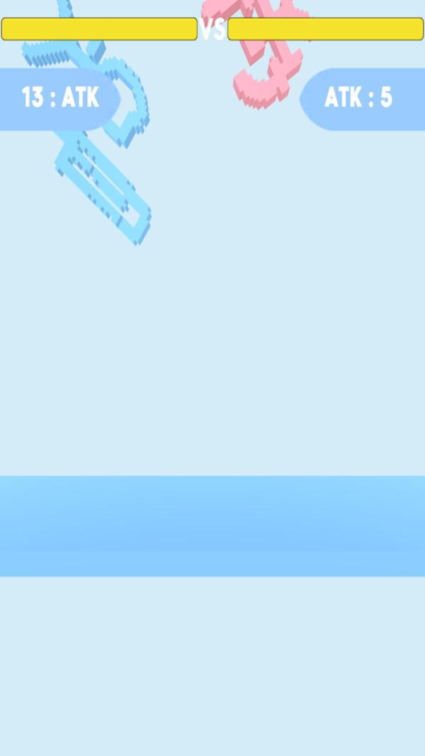 画个火柴人打架