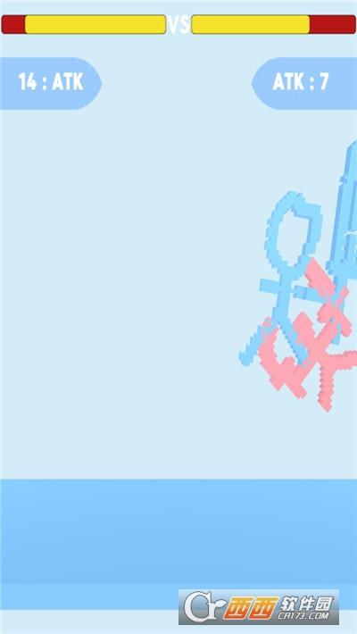 画个火柴人打架