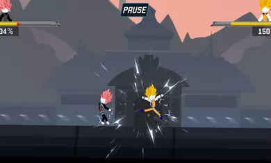 火柴人悟空格斗破解版