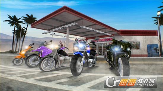 摩托骑士遨游美国