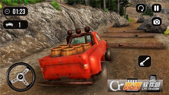 皮卡车越野驾驶