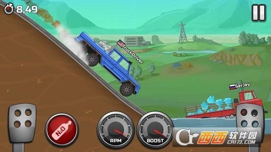 卡车赛车越野爬坡