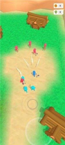 红蓝橡皮人斧头大战