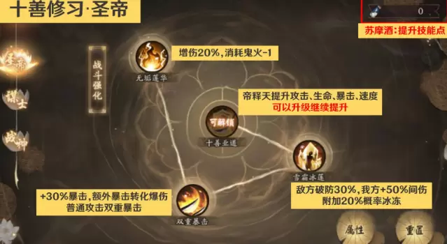 阴阳师十善修习加点顺序推荐