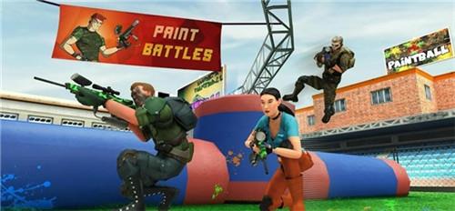 彩弹射击对手射击队