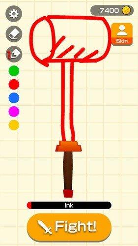 画个武器战斗破解版