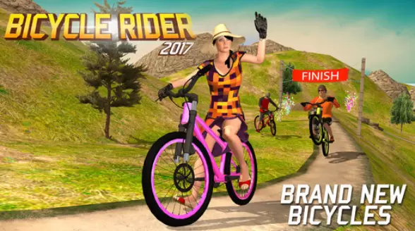 越野自行车骑手