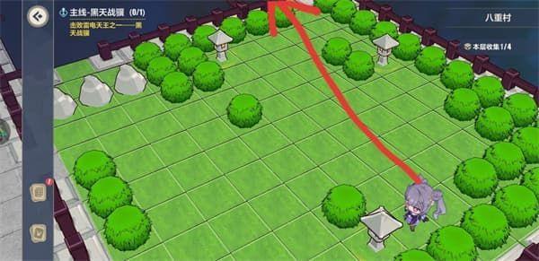 崩坏3异世行记八重村怎么过？八重村主线支线任务及宝箱树莓收集攻略图片23