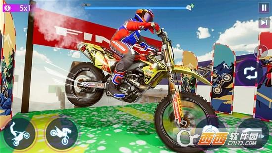 真正摩托车特技比赛