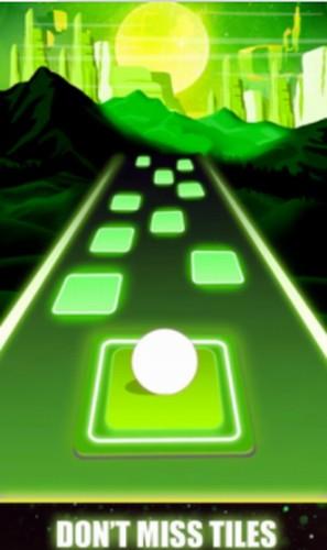 魔法瓷砖节奏跳球游戏