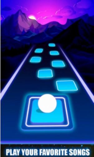 魔法瓷砖节奏跳球游戏